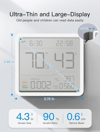MASHI-Air-Quality-Monitor-Indoor-Air-Quality-Meter-Detects-CO2-TVOC-Formaldehyde-Humidity-Temperature-Multifunctional-air-Pollution-Detector-for-Home-Office-or-School-Air-Quality-Tester