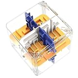 3D Labyrinth Würfel, 3D Labyrinth Kugel, 8.5cm Puzzle Würfel Rollenkugel Denkspiel, Für Einsatz in Klassenzimmern Partys Familientreffen Gesellschaftlichen Schulen Unterwegs