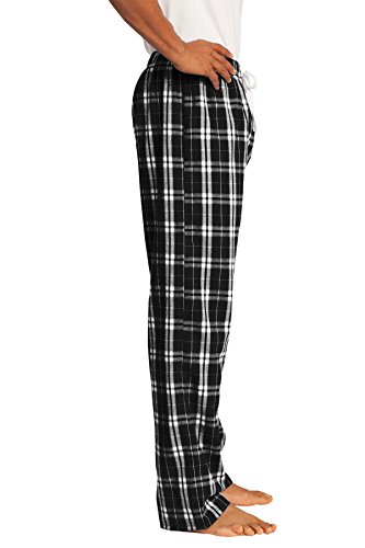 District Flannel Plaid Pant XL Black3
