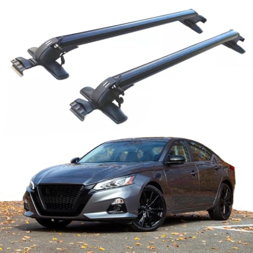 TINIANHHCT Roof Rack Cross Bars for Nissan Altima 2018-2022 Without Roof Rails Aluminum Cross Bar Cargo Carrier with Lock