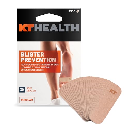 KT Tape Blasenpräventionsband, vorgeschnittene Streifen, 8,9 cm, Beige