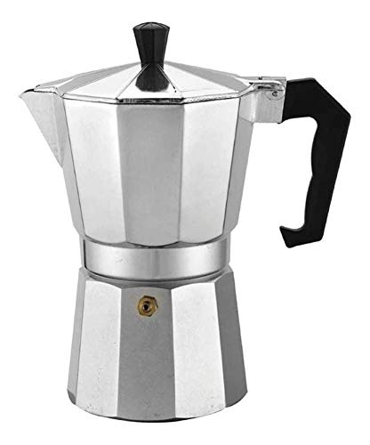 Cafeteira Inox Moka Expresso Cafezinhos 9 Xícaras Prateada