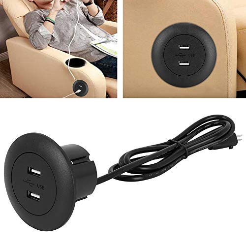 Toma de corriente y USB doble para sofá o sillón reclinable eléctrico 3