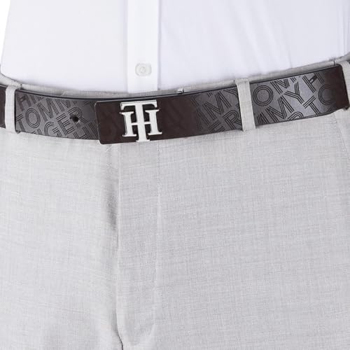 Image of Tommy Hilfiger Men Leather Single Side Casual Belt