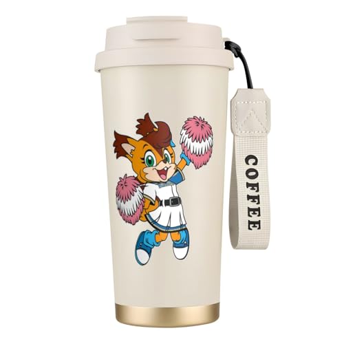 ステンレスカップ 北海道日本ハムファイターズ 車用タンブラー 大容量 マグボトル 水筒 車用コップ おしゃれ 大容量 保冷 保温 真空断熱 ストロー付き 蓋付き 直飲み ウォーターボトル 持ち運び便利 男女兼用 プレゼント オフィス 家庭用 車載用 500