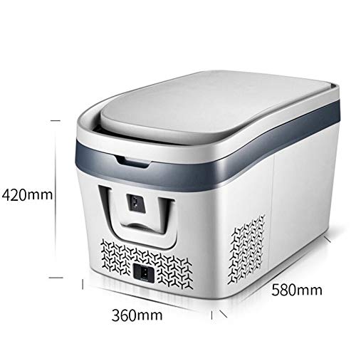 DieffematicBX Minilodówka 38l Car Lodówka Sprężarka DC 12V 24 V Lodówka Lodówka Zamrażarka chłodnica do samochodu Home Piknik chłodniczy zamrażarka -19~10 stopni