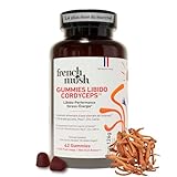 French Mush - Gummies Libido - Complément Vitalité et Énergie - Cordyceps, Maca, Safran, Zinc - Soutien Libido, Performance et Équilibre Émotionnel - 42 Gummies