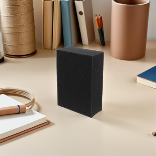 Tapete multiusos para manualidades con lana almohadillas de esponja rectangular negra 7