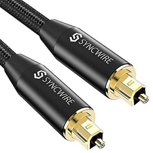 Syncwire 4.5M Optische Kabel Digitale Audiokabel Toslink – Zwart