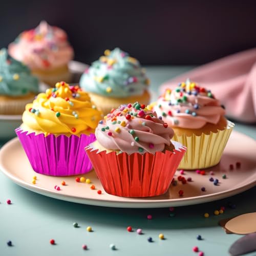 Mini envoltorios metálicos para Navidad y repostería creativa de bombones o dulces 8