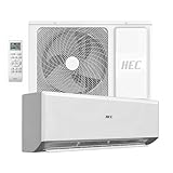 HEC - Aire Acondicionado Split Mural A++/A+ - Wifi - Aire Inteligente - Ventilador 5 Velocidades - Sistema Dry - Bomba de Calor -R32 - (3.5KW - 3010 Fg) (12.000 BTU)