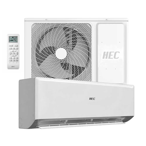 HEC - Aire Acondicionado Split Mural A++/A+ - Wifi - Aire Inteligente - Ventilador 5 Velocidades - Sistema Dry - Bomba de Calor -R32 - (3.5KW - 3010 Fg) (12.000 BTU)