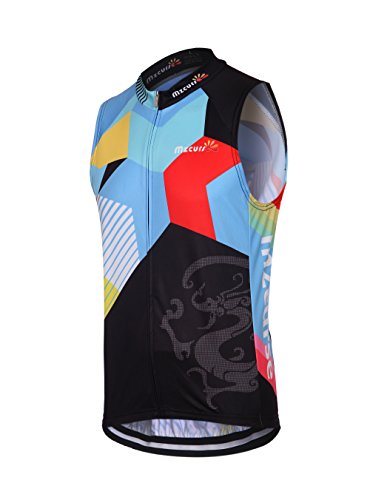 mzcurse Women's Sleeveless Vest Jersey Shirt Blouse Tops Tees Zipper Elastic (Color, Large,Please Check The Size Chart)