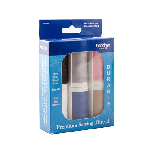 Brother CP100X Computerized Sewing and Quilting Machine and 6-Piece Premium Sewing Thread Pack