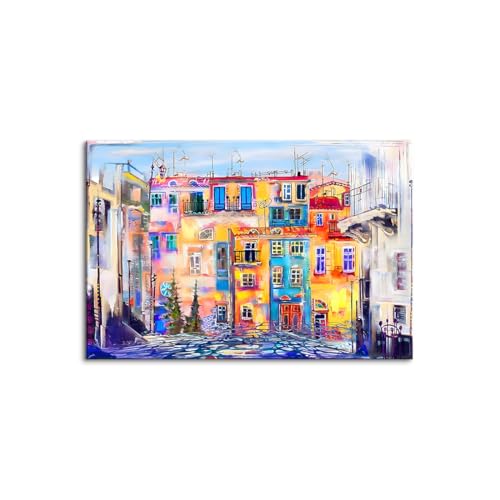 �A�[�g�p�l�� �ؘg�t���̊����i ���� - �t�B�����c�F�̒ʂ�A�C�^���A �G�� - �L�����o�X �t���[������ �E�H�[���A�[�g (40x60cm�i16x24in�j,A)