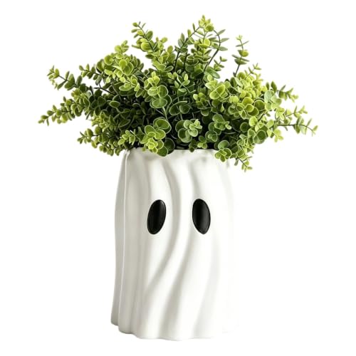 Jarrón fantasma de Halloween de 9.8x6.3 pulgadas para decoración 2