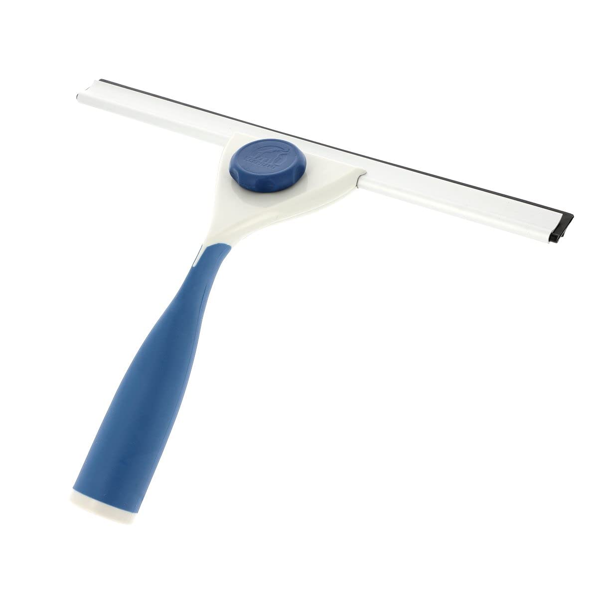 Elephant Raclette Vetri Flexs – Testa Flessibile E Lama In Elastomero Per Pulizia Vetri, 29 X 21,8 X 4,8 Cm, Blu/Bianco/Grigio