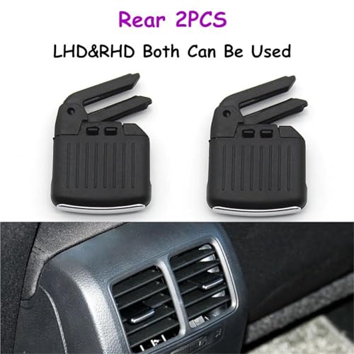 Réparation aération Golf 5 : kit 2 clips pour grille climatisation arrière