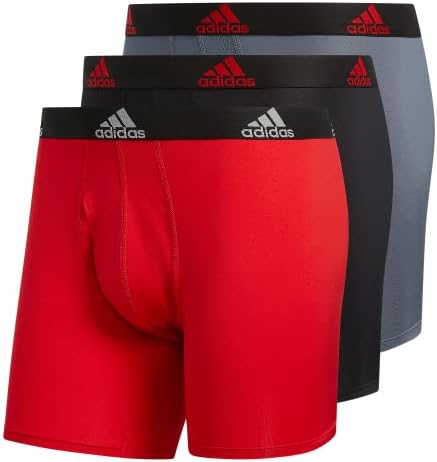 adidas Men's Performance Boxer Brief Underwear (3-pack) Boxed Performance Boxer Brief Underwear (3-pack) (pack of 3)