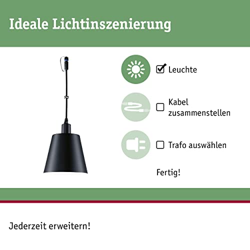 Luminaria colgante Plug & Shine Kofia anticorrosión marina IP65 para exterior 2