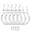 Hicello 5PCS Grill Igniter Wire Kit & Ceramic Electrode Replacement Parts Igniter for Gas Grill, BBQ Igniter, Grill Igniters Compatible with Aussie Gas Grill, BBQ Grillware (5 Pack with Nuts)
