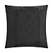 Chic Home 10 Piece Hannah Pinch Pleated, Ruffled and Pleated Complete King Bed in a Bag Comforter Set Black with Sheet Set