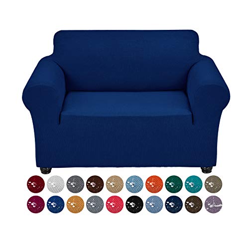 Joccun Stretch Chair Couch Cover,1-Piece Water Repellent Sofa Slipcover Spandex Jacquard Fabric Sofa Covers With Elastic Bottom,Washable Furniture Protector For Dogs,Cats,Kids(Armchair,Classic Blue) #TOP16