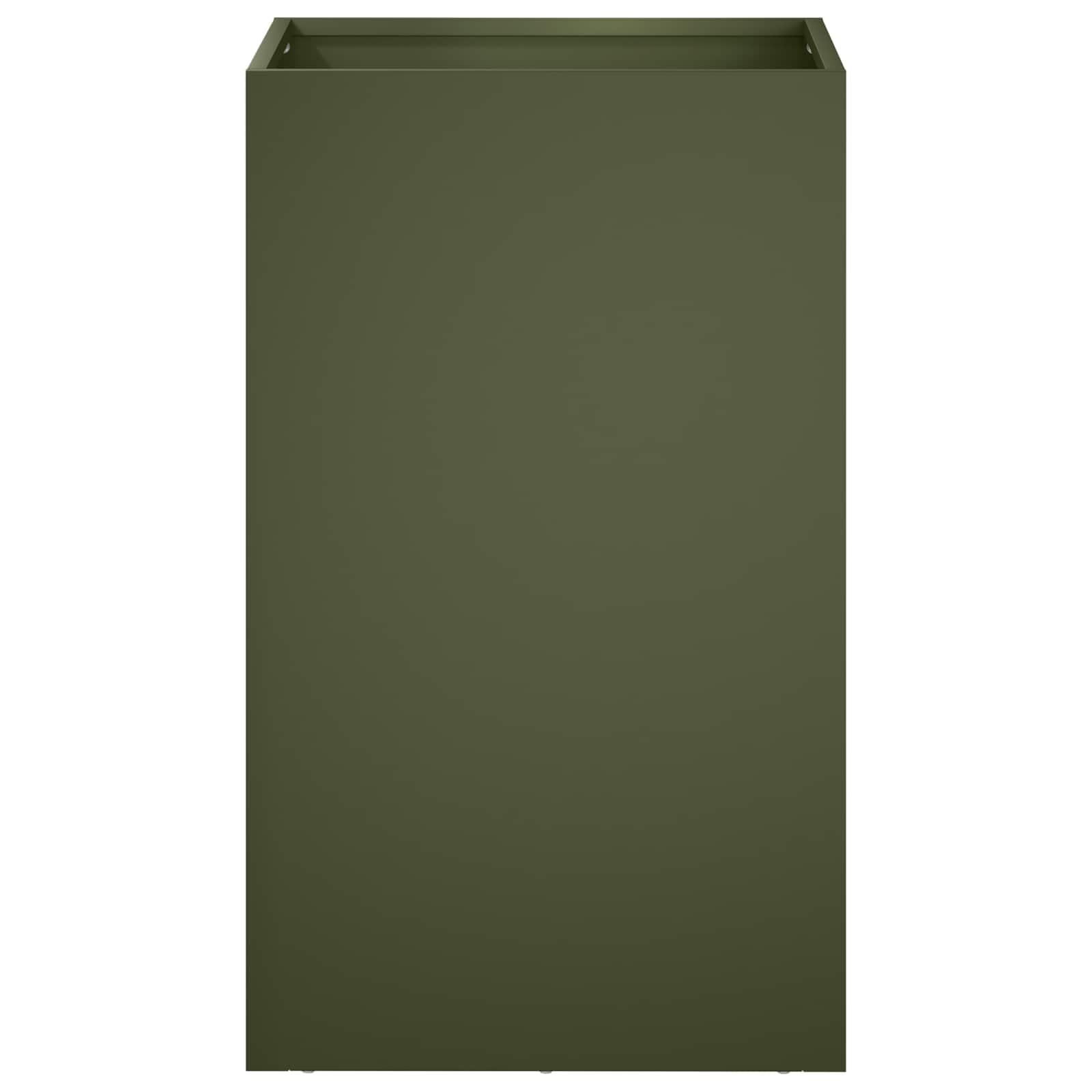 Genérico Macetero de Jardín 2 uds. Verde Oliva 30 x 30 x 40 cm,Casa y jardín,Maceteros y jardineras,6.2 kg-8005337