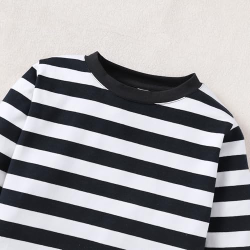 Image of Magic Park 6M-14Y Kid Striped T-Shirt Boys Cotton Tee Basic Top