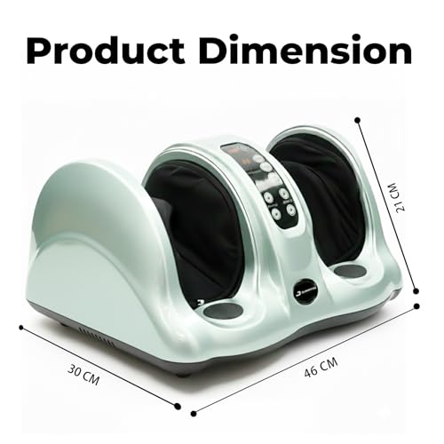 Image of Durafit91 Electric Foot Massager for Pain Relief, Feet Massager with Hand Simulation Massage, Air Compression, Shiatsu, Deep Kneading, Blood Circulation, Relaxation & Stress Relief, Portable Massager