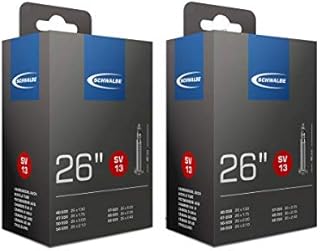 Schwalbe SV13 wąż wewnętrzny, czarny, 66 cali x 1,5 2,5 (40 mm Presta Valve), 2 sztuki