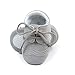 ESTAMICO Baby Jungen PU Schnürsenkel Lauflernschuhe Kleinkind Sneaker Grau 12-18 Monate
