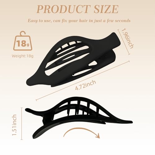 8PCS Flat Hair Claws for Women - Save with code 2NG82763 - Image 3