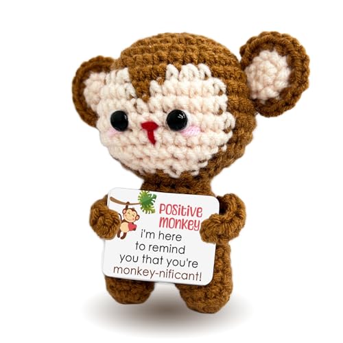 Singe en peluche au crochet Kihraw : doudou fait main idéal