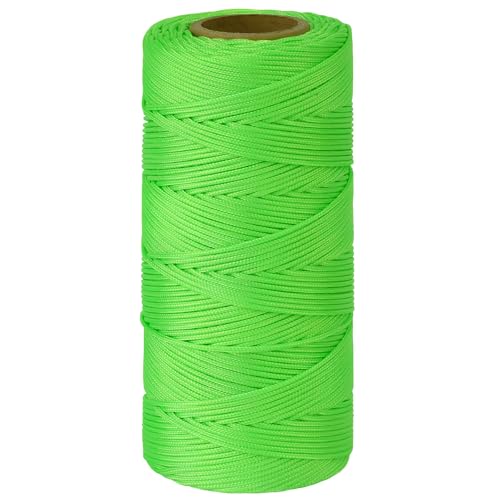 Green 328 Feet Mason Line Braided Brick Line for Building Gardening Marking and DIY Projects
