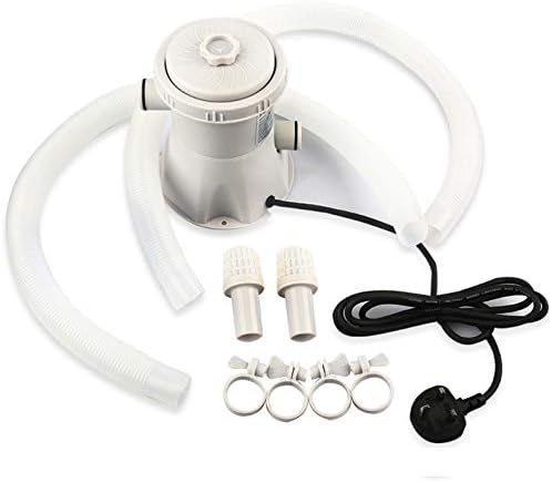 panthem Filter Pump Pool Cleaner 220v Filter Pump Circulation Pump Fit for Ground Pools, Children's Inflatable Swimming Pool, Bracket swimming pool