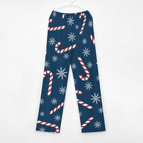 Christmas Candy Canes And SnowflakesChildren's Casual Pajamas150CM2