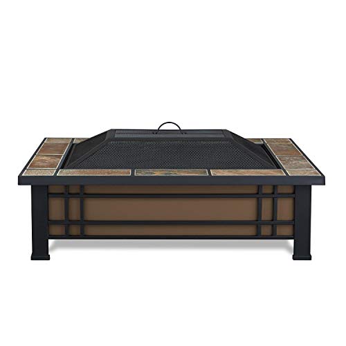 Real Flame 946-Nst 946 Hamilton Fire Pit, Black #TOP2