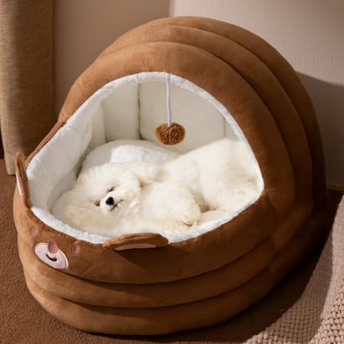 【Dlwk】ペット用 犬猫兼用 ベッド 子犬用 猫用 ペットクッション ペットソファ ペットハウス 小動物用 小型犬用 ふわふわベッド 寝床 ペット用寝袋 多機能 寒さ対策 ME