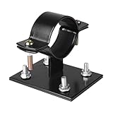 DYNWAVE Bicycle Front Basket Bracket Bike Basket Bracket Sturdy Fixing Accessories with Screws and Nuts Metal Bike Basket Front Mount, 4.7 to 5.4cm