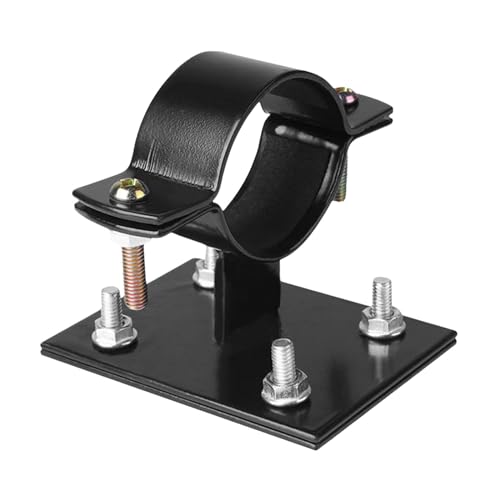 DYNWAVE Bicycle Front Basket Bracket Bike Basket Bracket Sturdy Fixing Accessories with Screws and Nuts Metal Bike Basket Front Mount, 4.7 to 5.4cm