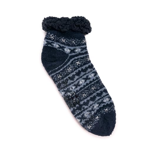 MUK LUKS Men's Refined Cozy Shortie Cabin Socks