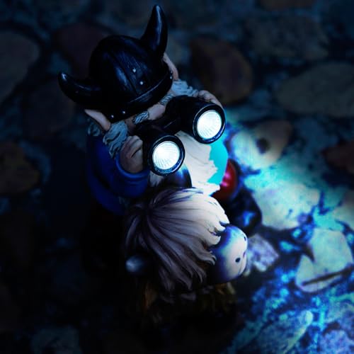 Garden-Gnome-Statues-Resin-Gnome-Sitting-on-Highland-Cow-Solar-Lights-Outdoor-Telescope-Gnome-Gifts-for-Yard-Patio-Decor-Cow-Gnome