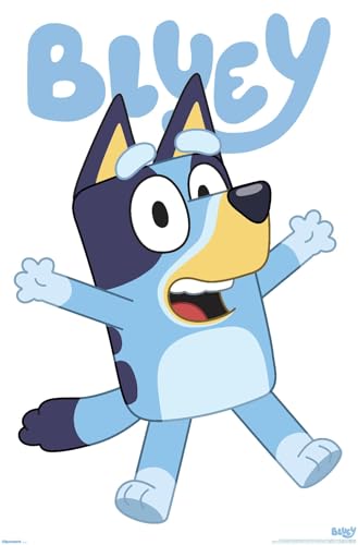 Bluey - Bluey Feature Series Wall Poster, 34L" x 22.4W", Premium Unframed Version