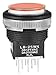 NKK Switches LB25WKW01-5C-JC STD SIZE PUSHBUTTON/ILLUMINATED/WATERTIGHT