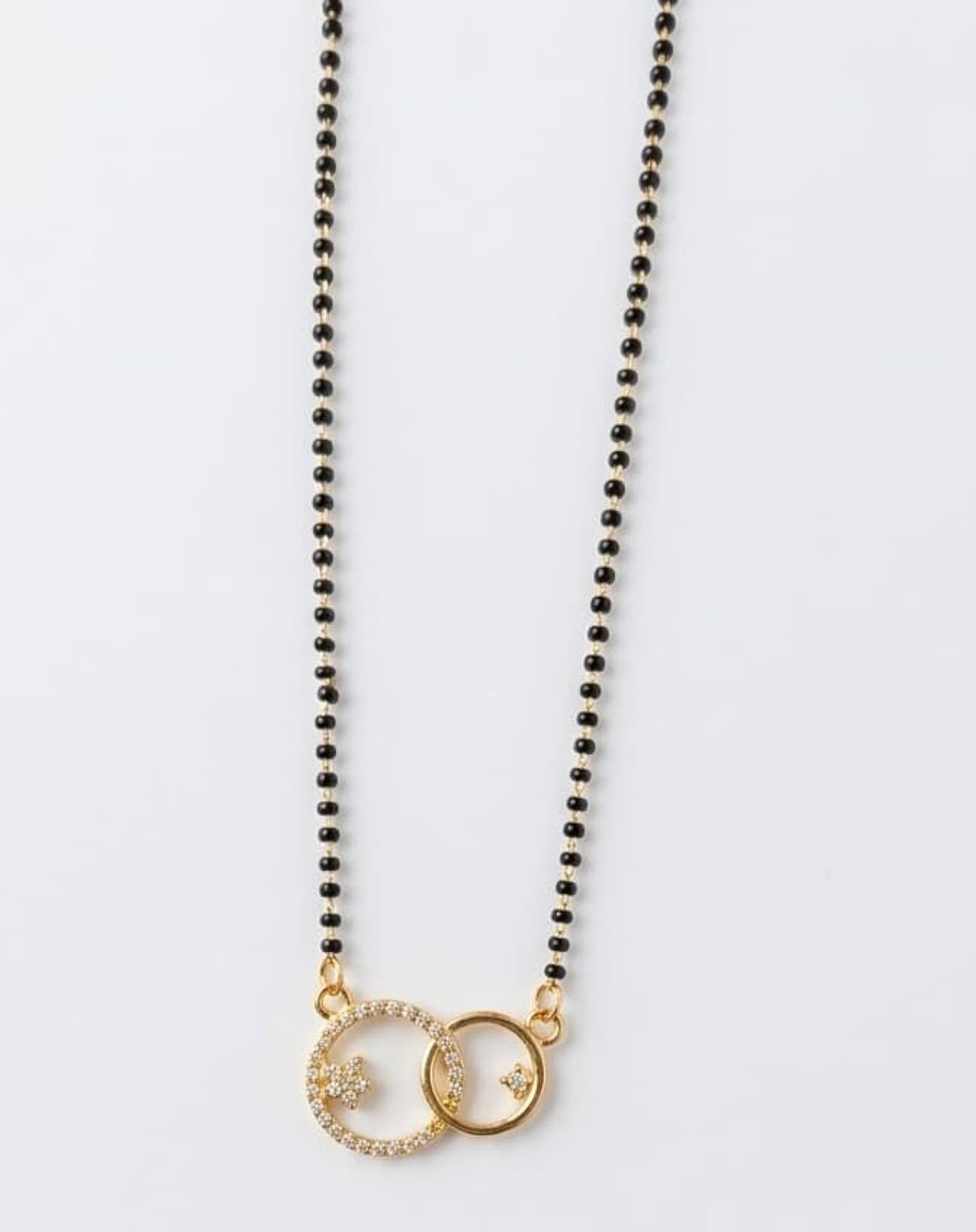 Traditional Gold Plated Mangalsutra Necklace with Designer Pendant