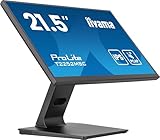 iiyama Prolite T2252MSC-B2AG 21.5' 21.5' Full HD 10 Point Multitouch Capacitive HDMI DP USB3.2 7H LED Display - Black