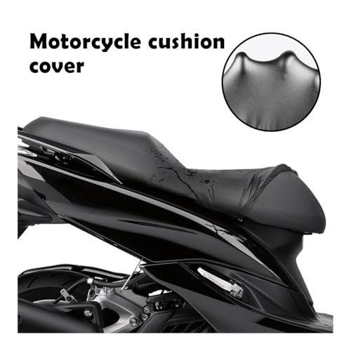 Funda sillín de moto protector universal impermeable accesorios scooter negro elastico 2