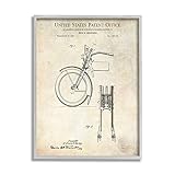 Stupell Industries Vintage Style Shock Absorber Invention Patent Diagram, Design by Karl Hronek