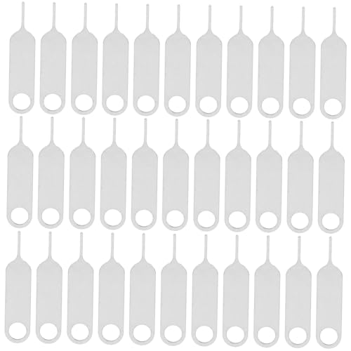 ADOCARN 500pièces Extracteur De Carte Sim Acier Inoxydable Broche Éjection pour Téléphone Aiguille De Retrait De Carte Sim Portable